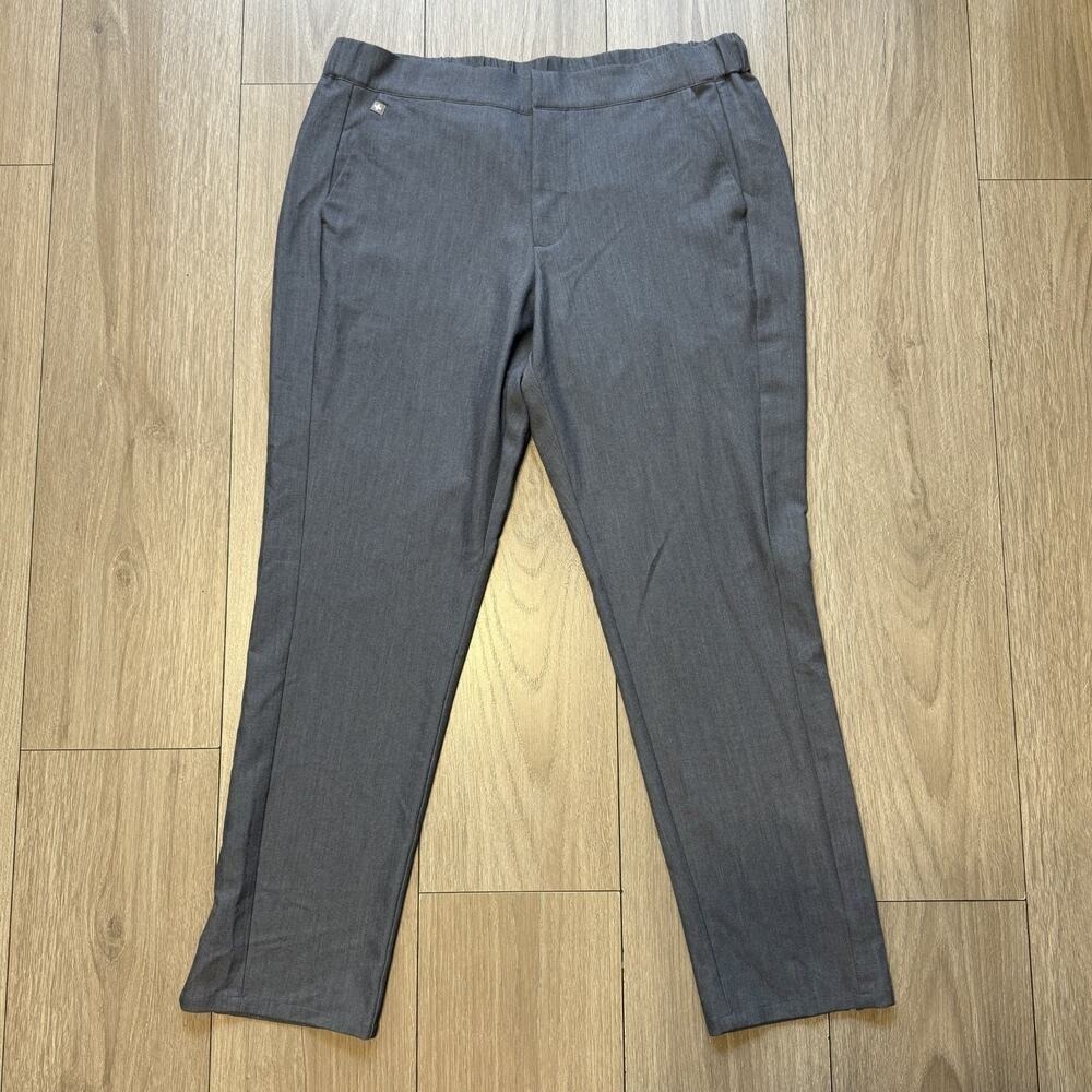 Figs Technical Collection L Keroka Scrub Pants Straight Wide Leg Butto W19SW2005